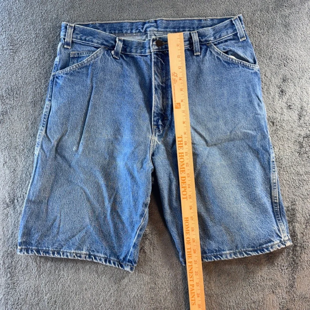 Dickies Mens Carpenter‎ Denim Shorts 36 Stonewash Blue GD200SNB Cotton Utility